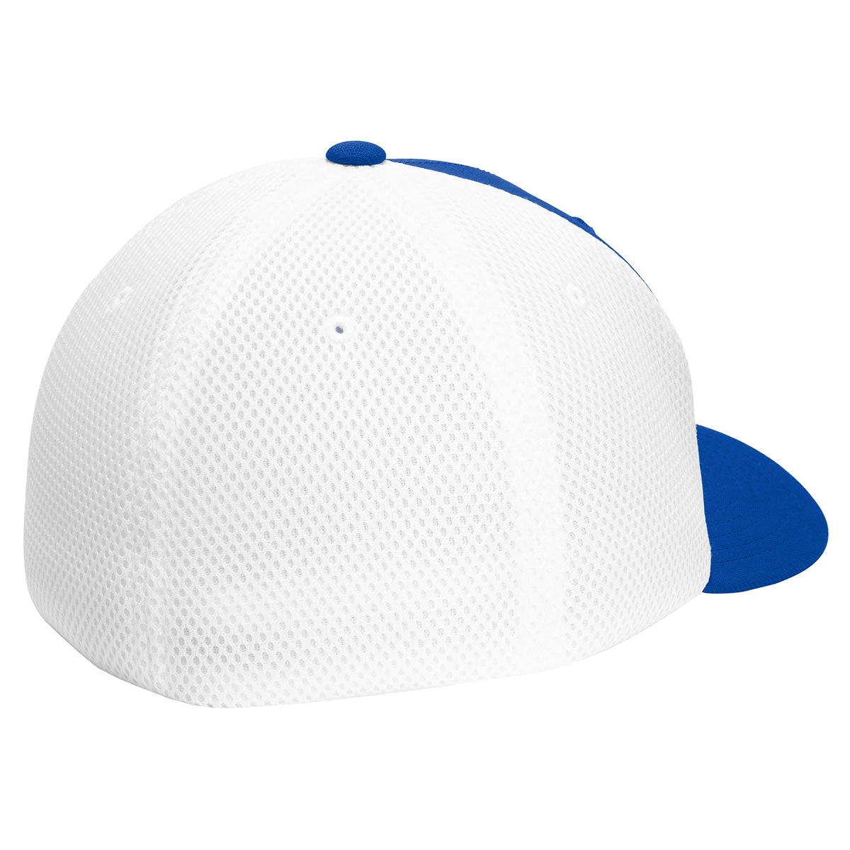 Sport-Tek True Royal/White Flexfit Air Mesh Back Cap 2 Sport-Tek True Royal/White Flexfit Air Mesh Back Cap - Image 2