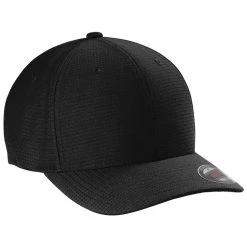 TravisMathew Men's Black Rad Flexback Cap -Richardson Sales TM1MU426 Black 4