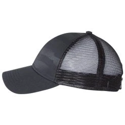 Outdoor Cap Black Debossed Stars And Stripes With Mesh Back -Richardson Sales USA750M Black 4