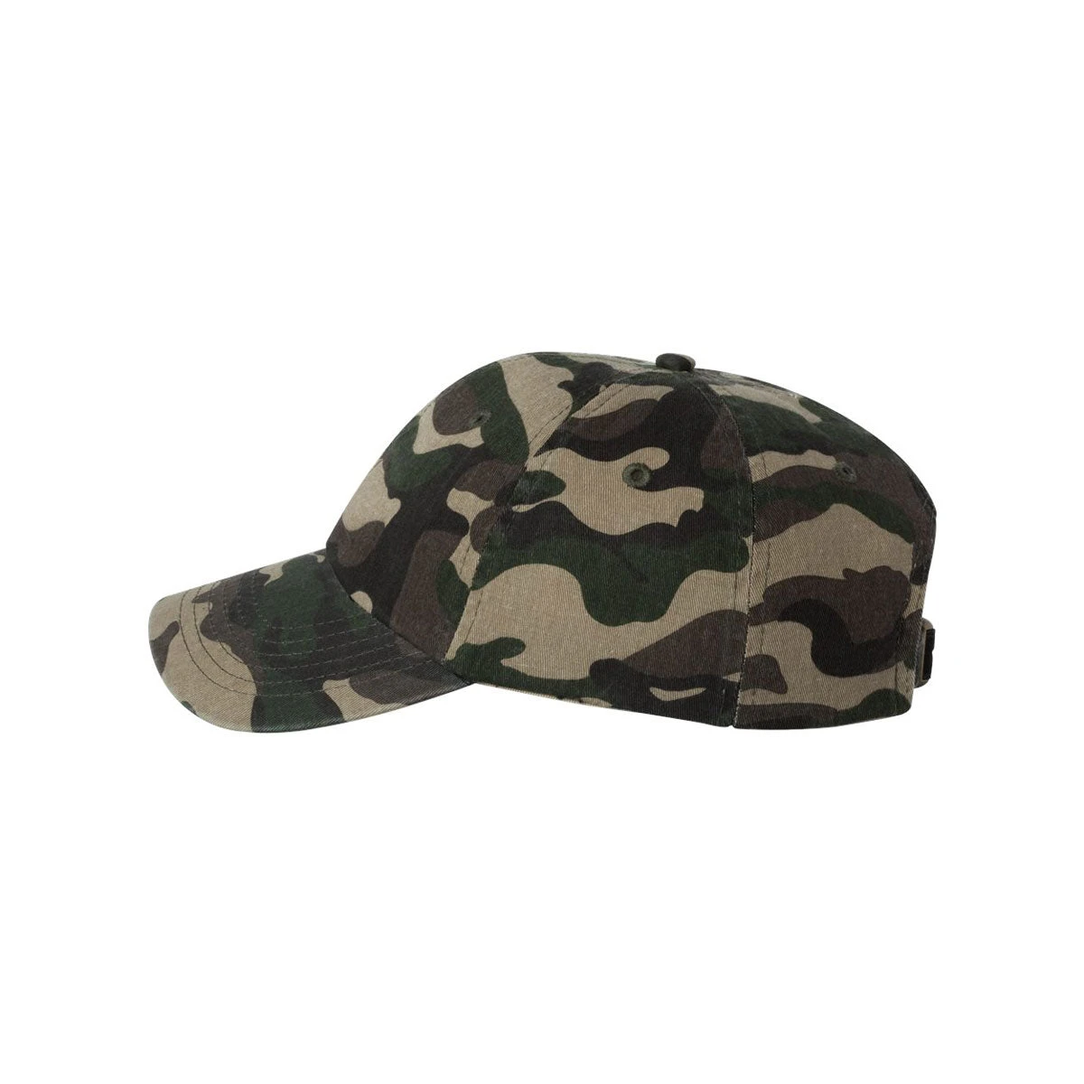 Valucap Green Camo Classic Dad's Cap 3 Valucap Green Camo Classic Dad's Cap - Image 3