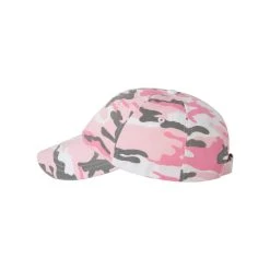 Valucap Pink Camo Classic Dad's Cap -Richardson Sales VC300A Pink Camo 3