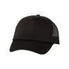 Valucap Black/Black Foam Trucker Cap