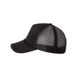 Valucap Black/Black Foam Trucker Cap -Richardson Sales VC700 Black Black 3