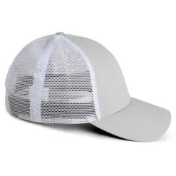 Imperial Light Grey White Structured Performance Meshback Cap 5 Imperial Light Grey White Structured Performance Meshback Cap -Richardson Sales X210SM Light Grey White 3