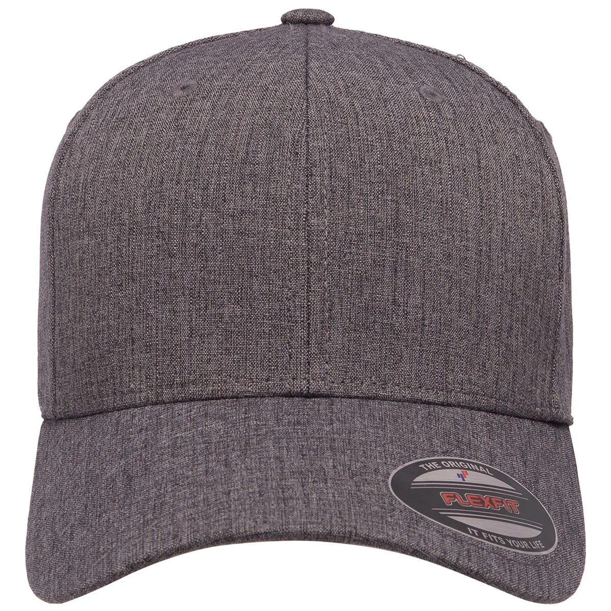 Flexfit Melange Dark Grey Heatherlight Cap 1 Flexfit Melange Dark Grey Heatherlight Cap