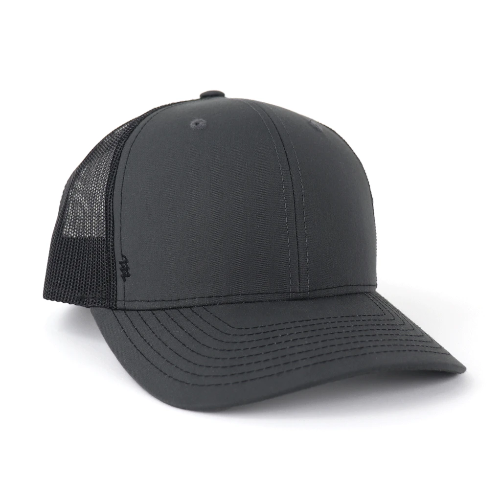 Zusa 3 Day Charcoal/Black Open Road Trucker Cap 1 Zusa 3 Day Charcoal/Black Open Road Trucker Cap