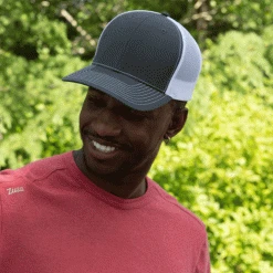 Zusa 3 Day Charcoal/White Open Road Trucker Cap -Richardson Sales Zusa Hat 511efa2f 1c77 427d 96c4 e84bfdd6862a