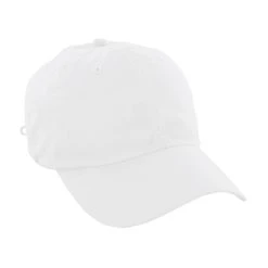 Kate Lord White Solid Twill Golf Cap