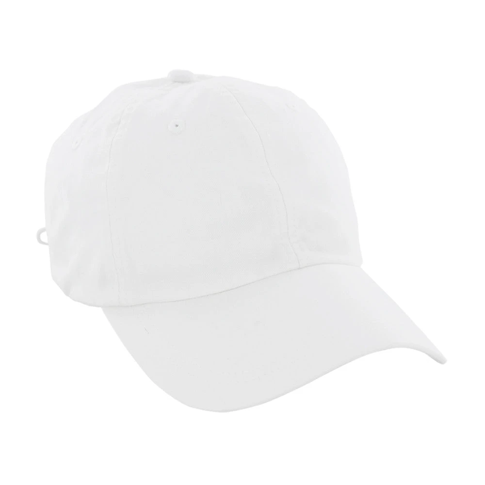 Kate Lord White Solid Twill Golf Cap 1 Kate Lord White Solid Twill Golf Cap